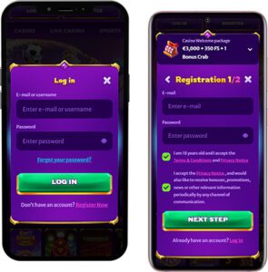 Midarion Mobile App Login and Registration
