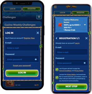 Pandido Mobile App Login and Registration