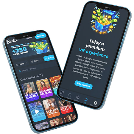 Betlix Mobile App Casino-Bewertung