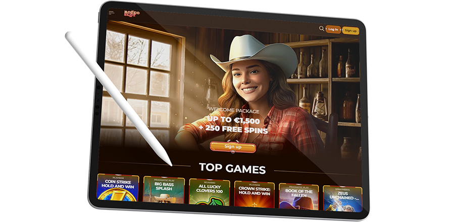RodeoSlot Mobile App Design