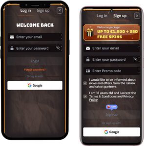 AFKspin Mobile App Login and Registration