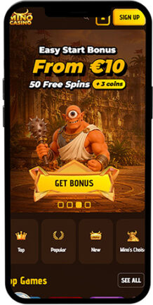 Mino Casino Mobile App