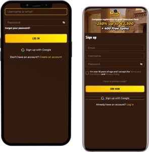 Mino Casino Mobile App Login and Registration