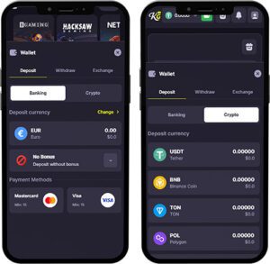 Kings Game Mobile App Payment Methods