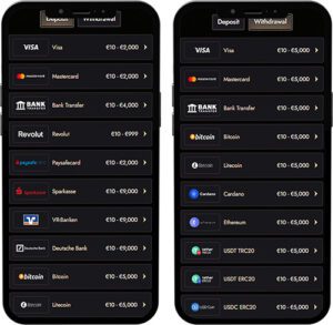 Atefia Mobile App Payment Methods