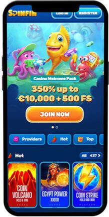 Spinfin Mobile App