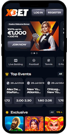 x3bet Mobile App