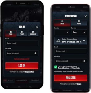 Glorion Mobile App Login and Registration
