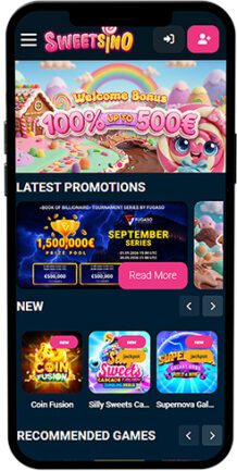 Sweetsino Casino Mobile App