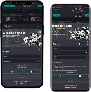 Inkybet Mobile App Login and Registration