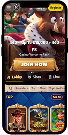 Kingia Casino Mobile App