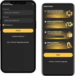 Emirbet Mobile App Anmeldung und Sign-Up