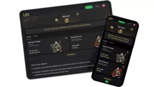 Promotions de l'application mobile Lex