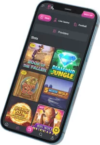 Machines à sous de l'application mobile SpinsUp