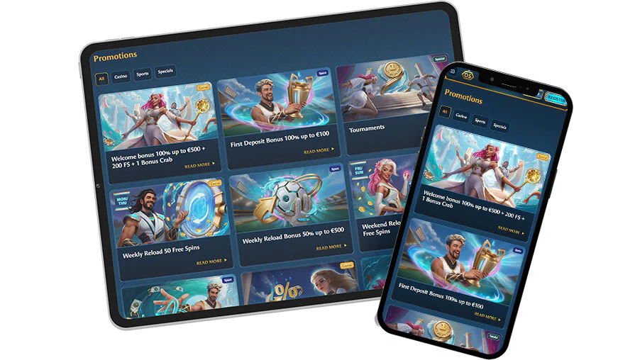 Oceanspin Mobile App Promotions