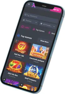 Automaty do gry w aplikacji mobilnej Xon Bet