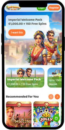 L'application mobile Imperial Wins