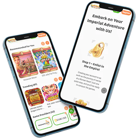 Revue de l'application mobile du casino Imperial Wins