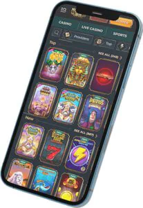 Automaty do gry w aplikacji mobilnej MonsterWin