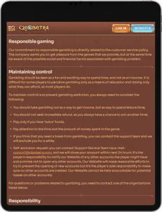 Jeu responsable sur l'application mobile Cleobetra