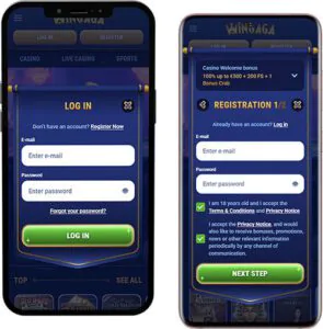 WinGaga Mobile App Login and Registration